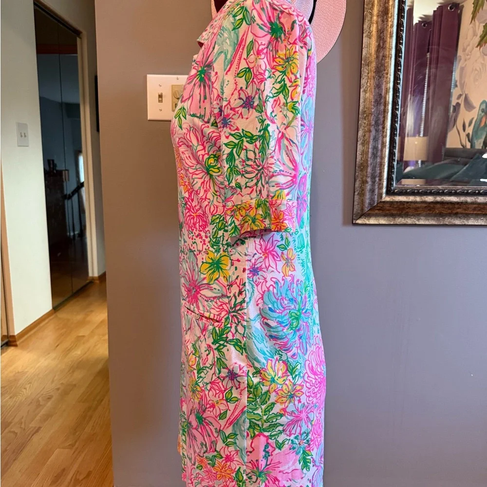 EUC Lilly Pulitzer Women's Paradise Found Quincey UPF 50+ Shift Dress XL - Picture 3 of 3